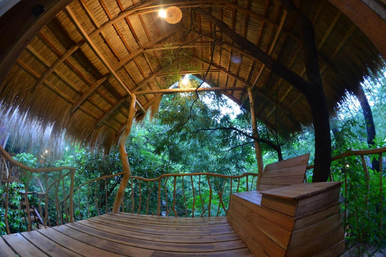 Habarana Tree House Mutu Village מראה חיצוני תמונה